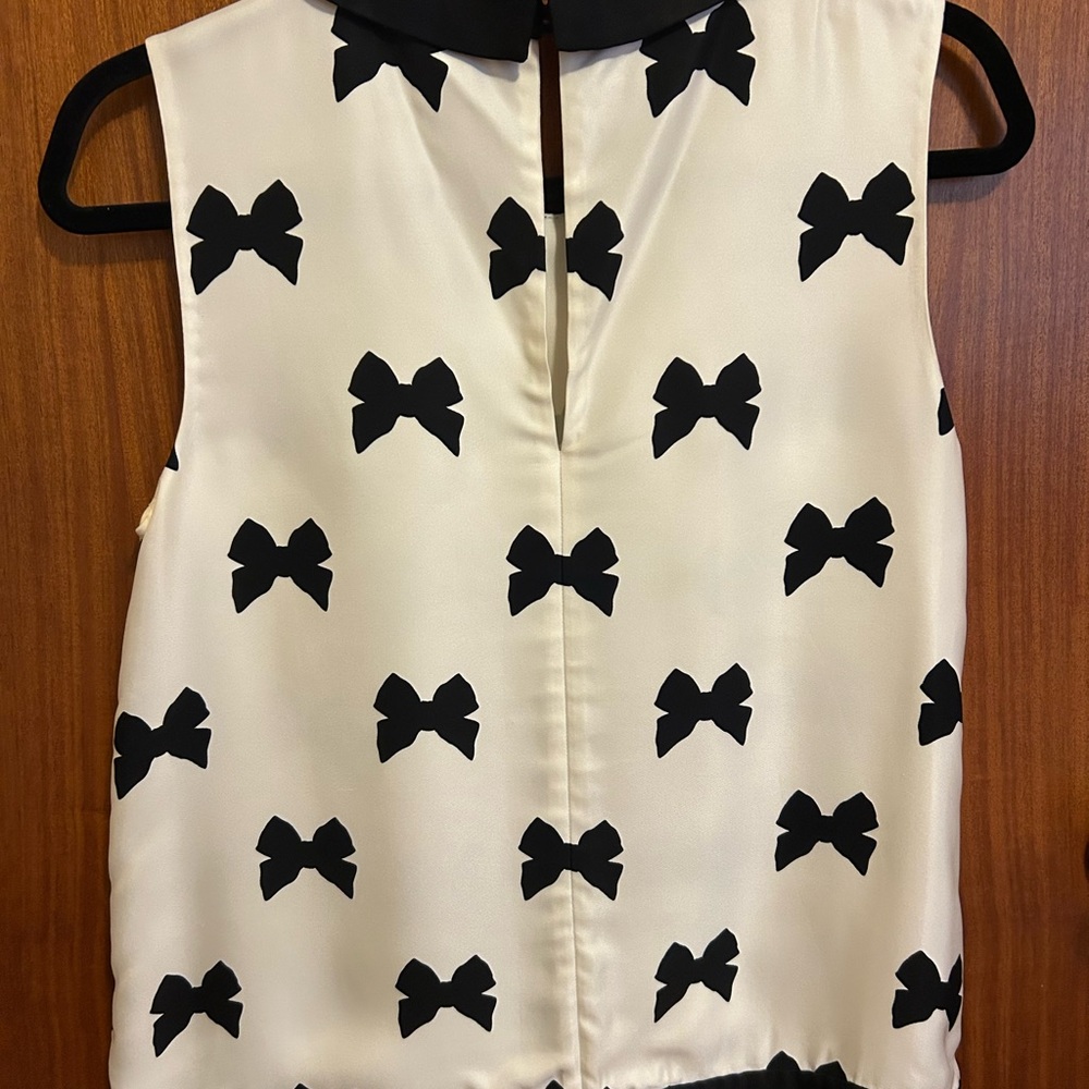Kate Spade Black and White dressy top. - Picture 2 of 4